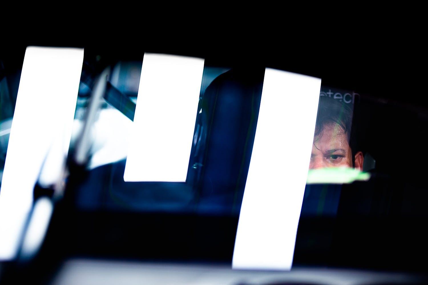 kuljettaja heijastus